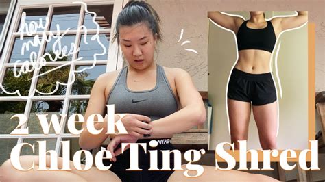 chloe ting summer shredding|2022 week shred challenge.